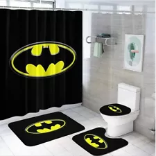 Batman, hero icon, cartoon Bathroom Sets, Shower Curtain Sets