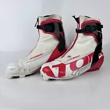 Atomic Race Carbon Boot Ski Skate Red White Size 11