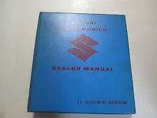 1970s 1980s Suzuki Motorcycles SP/DR/GN ALT LT 4 Stroke Service Bulletin Binder