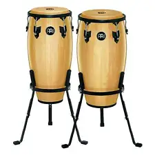 Meinl Headliner Series 11" & 12" Conga Set W/Basket Stands, Natural