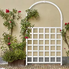 Garden Trellis for Climbing Plants,Vines, Flowers, Vegetables, White Hot sale