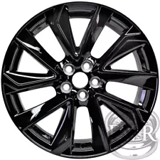 Used 18" Gloss Black Alloy Wheel Rim for 2020-2022 Toyota Corolla Nightshade