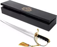 Champagne Saber with Golden Handle & Wooden Gift Box,Pirate Sword Champagne O...