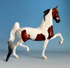 Peter Stone ASB Saddlebred Horse Model Special Run Glossy Bay Pinto