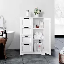 Side Storage with 4 Drawers and 1 Cupboard