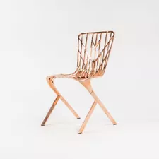 2023 Sir David Adjaye for Knoll Washington Skeleton Dining Side Chair in Copper