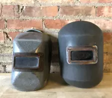 2 VTG Welding Helmets - Air Reduction Sales Co; Jackson Products - Steampunk