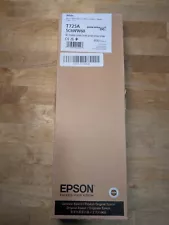 GENUINE Epson UltraChrome DG White Ink 600ml (T725A) For F2100/F2000 (OEM)