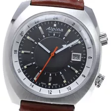 Alpina Star timer AL-555DGS4H6 GMT date black Dial Automatic Men's Watch_684386