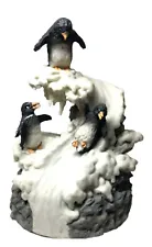 Small resin penguin statue figurine