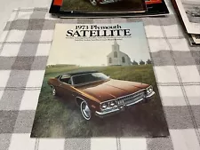 1973 Plymouth Satellite Road Runner Sales Brochure Catalog Old Original 8/72