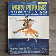 VTG 1964 Walt Disney’s Mary Poppins The Complete Musical Score for organs