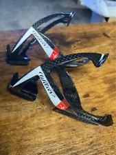 Wilier Triestina carbon fiber water bottle cages pair for road or mountain bike