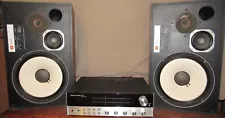 JBL L100 Speakers Good Working Condition TESTED + GRILLS & VIDEO DEMONSTRATION