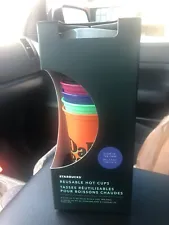 2020 Starbucks Halloween Glow In The Dark Reusable Hot Cups. BRAND NEW IN HAND!