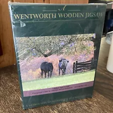 Wentworth Wooden Jigsaw Puzzle Lilakoi and Friend Horses 2004 RARE 250 Pieces