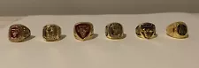 Chicago Bulls (6) Championships Jostens Replica Ring Season Tix Holder Gift Set.