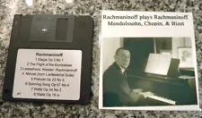 Rachmaninoff Plays Rachmaninoff Disk Player Piano MIDI, Clavinova, Disklavier