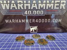 Custom Pro Painted Sci-Fi Bases x1 40mm Warhammer 40k Necromunda Made to Order