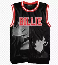 Billie Eilish SOLD OUT Red and Black Basketball Jersey LARGE