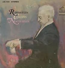 RUBINSTEIN-Chopin Nocturnes-Stereo RCA Victor Red Seal 2 LP Box Set with Booklet