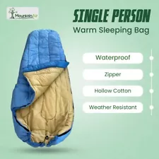 Waterproof Cold Weather Camping Sleeping Bag for Big & Tall Adults Winter Hiking