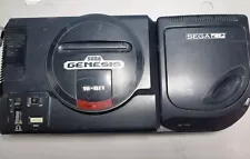 Sega CD Model 2 Console With Sega Genesis Console TESTED