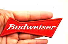 STUNNING VINTAGE STYLED BUDWEISER EMBROIDERED IRON-ON PATCH...