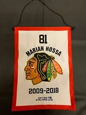 Chicago Blackhawks - *_* Marian Hossa "Retired Banner" SGA _ 22-23 Season_New!!!