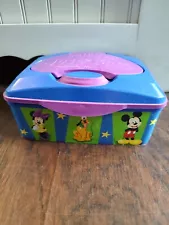 RARE Disney Mickey Mouse Pull Ups Baby Wipes Pop Open Container Refillable Case