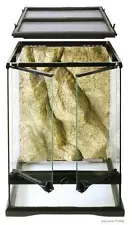 EXO TERRA REPTILE GLASS NATURAL TERRARIUM - MINI TALL - 12 x 12 x 18 IN