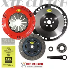 XTD LEVEL 1 CLUTCH & STREET-LITE FLYWHEEL KIT 92-05 CIVIC 93-95 DEL SOL D MOTOR (For: 2001 Honda Civic EX)