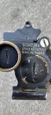 World War II Mortar Sight for 60mm/81mm mortar Manufactured in late 1944.