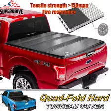 Hard Four-Fold Tonneau Cover Fit 2004-2012 Chevy Colorado GMC Canyon 6 Ft Bed (For: GMC Canyon)