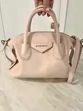 NWT Authentic Givenchy Genuine Leather Antigona Soft Leather Satchel Blush Pink