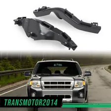 Bumper Bracket Set of 2 Fit For 2008-2012 Ford Escape Front Left & Right Side