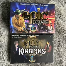 Tiny Epic Crimes Board Game Deluxe Kickstarter with Kingpin Expansion