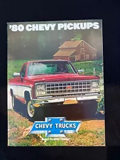 1980 Chevrolet Silverado Cheyenne Scottsdale Pickup Truck Sales Brochure