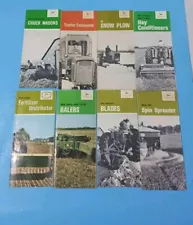 Vintage John Deere 1964 Attachments Sales Brochures Rare Lot Of 8