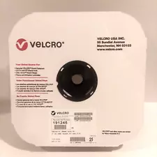 VELCRO® Brand 191245 BLACK HOOK Roll 2" W x 75' L Individual Strips Adhesive