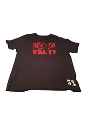 5% Nutrition Love It Kill It by Rich Piana Mens 3XL Black T-Shirt