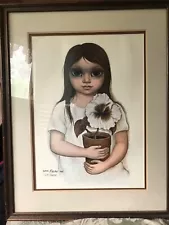 HIBISCUS MISS BY MARGARET KEANE SIGNED IN THE PRINT MDH 1968 OBO REDUCED BY 10% 