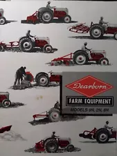 Dearborn Implement Attachments Ford 9N 8N Tractor Color Sales Brochure Catalog