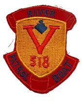 Vietnam War Patch Apocalypse Now US Navy River Patrol Boat 518 Military Badge