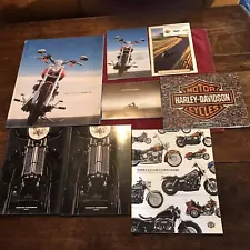 Harley Davidson Sales Brochure, literature, 2004, 2005, 2008, 2009, 2010. Lot