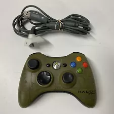 Microsoft Xbox 360 Halo 3 ODST Special Ed Controller & Cord UNTESTED (E1) W#694