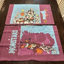 2 Space Jam Tune Squad Monstars Michael Jordan Vintage Pillow Case 1996