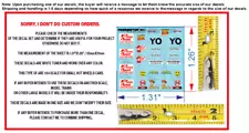 White Toner 1/64 Water Slide Decal Set Toyota Truck Pizza-Planet For Hot Wheels