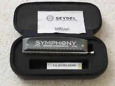 Seydel Symphony 64 acrylic chromatic Harmonica key of C -Mint