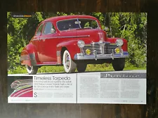 1948 Ford Super De Luxe Convertible Club Coupe 4-Page Original Article